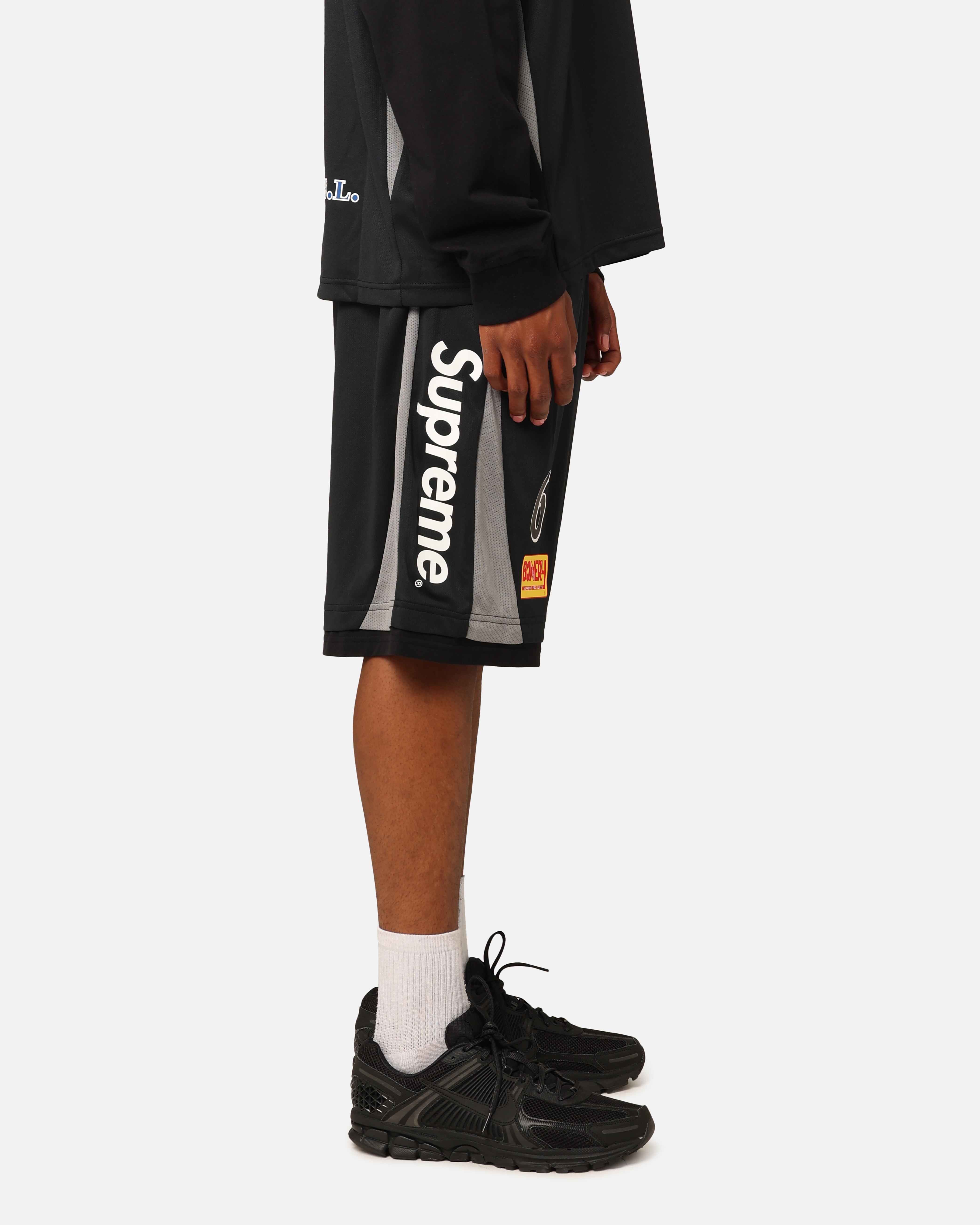 Supreme Soccer Shorts Black | Culture Kings
