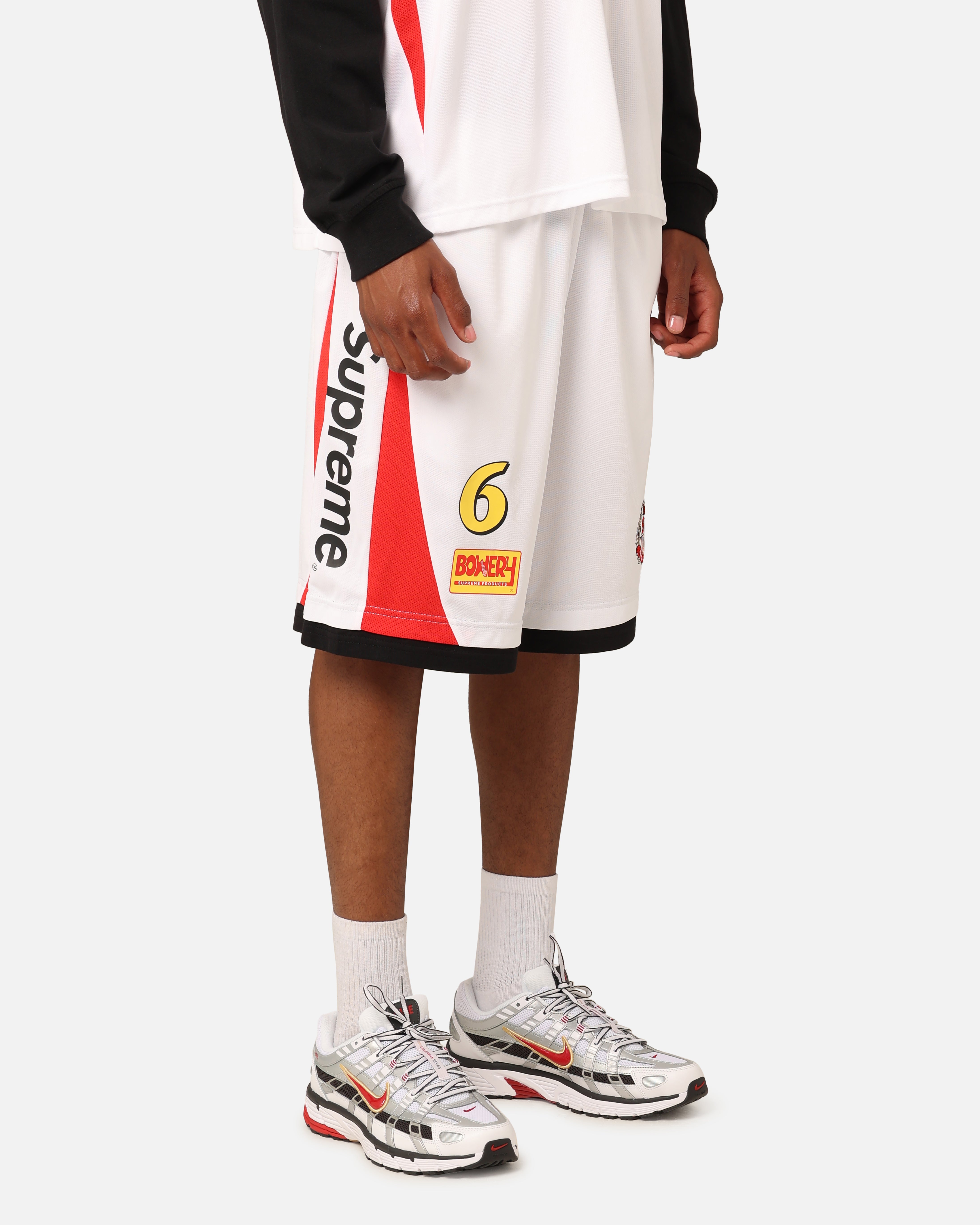 Supreme Soccer Shorts White | Culture Kings