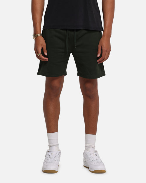 Carré Blanc Classic Sweat Shorts Dark Green