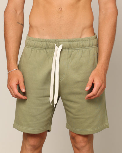 Carré Blanc Classic Sweat Shorts Military