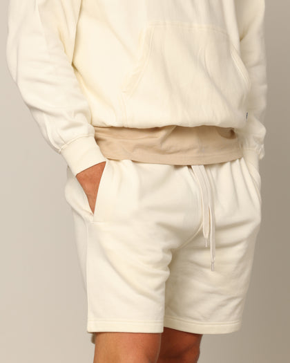 Carré Blanc Classic Sweat Shorts Off White