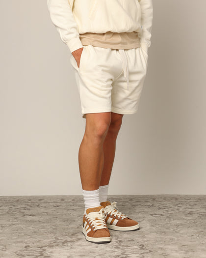 Carré Blanc Classic Sweat Shorts Off White
