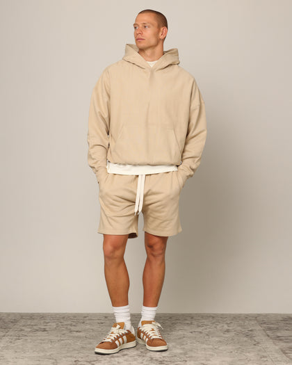 Carré Blanc Classic Sweat Shorts Stone