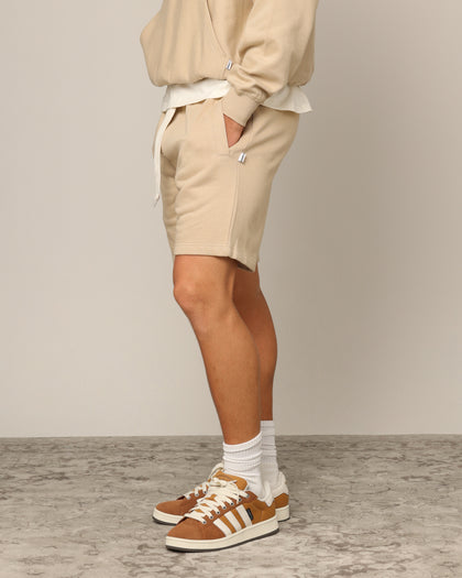 Carré Blanc Classic Sweat Shorts Stone