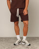 Carré Blanc Classic Sweat Shorts Brown