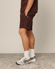 Carré Blanc Classic Sweat Shorts Brown