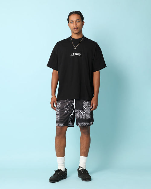 Carré Fragment Mesh Shorts Black