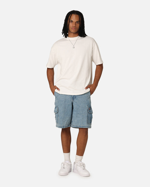 Dickies 42283 Denim Cargo Shorts Stone Washed Indigo