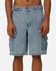 Dickies 42283 Denim Cargo Shorts Stone Washed Indigo