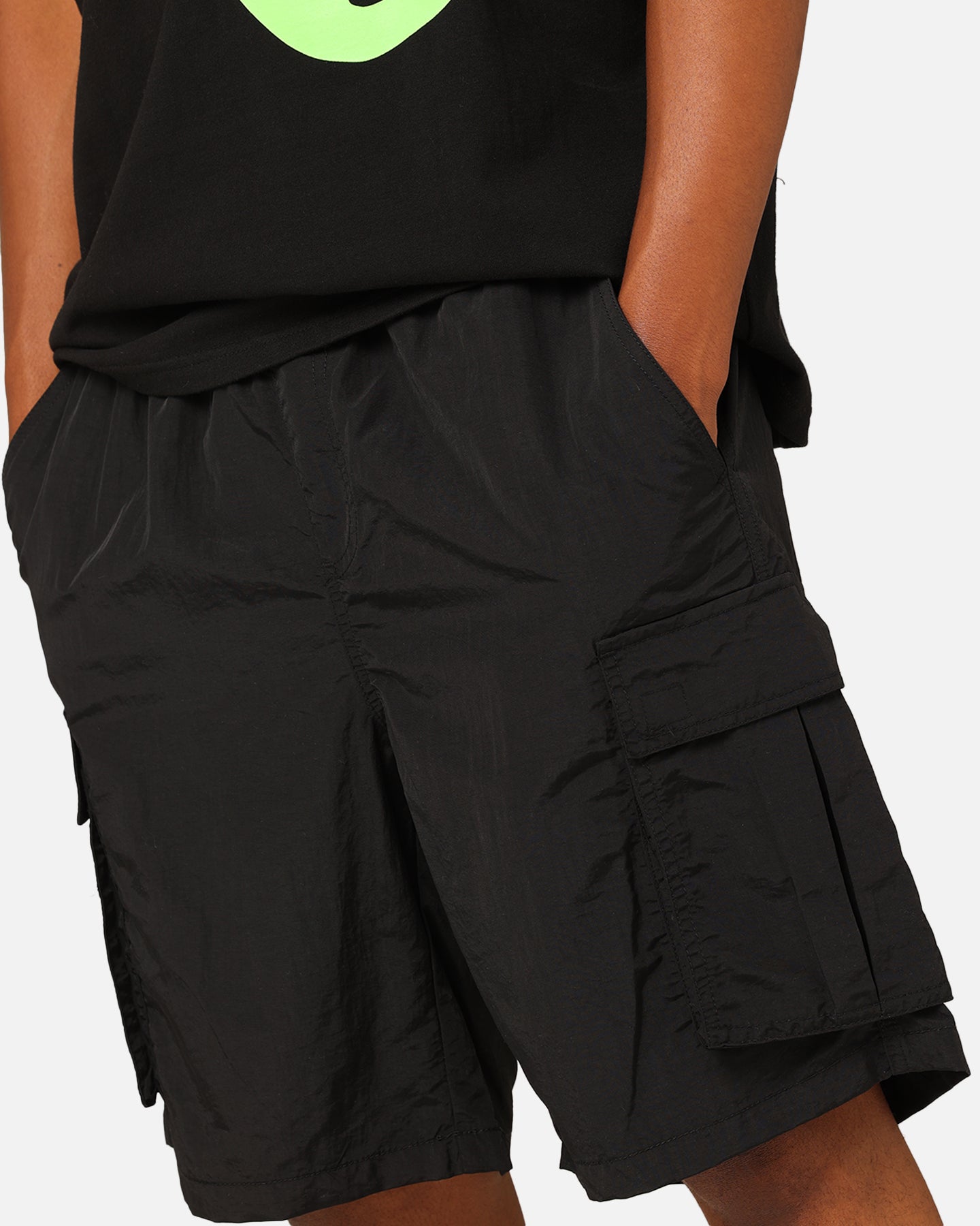 X-Large 91 Nylon Cargo Shorts Black | Culture Kings