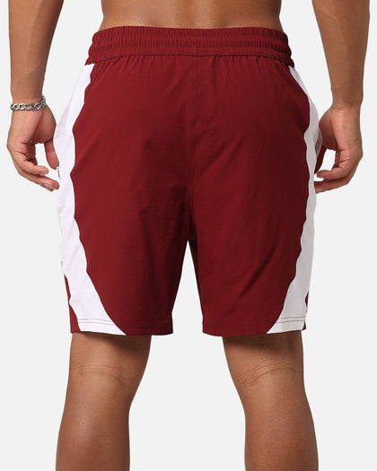 Carre C-Star Warm Up Shorts Maroon/White