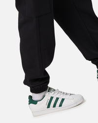 Adidas Women's Fleece Cargo Jogger Pants Black