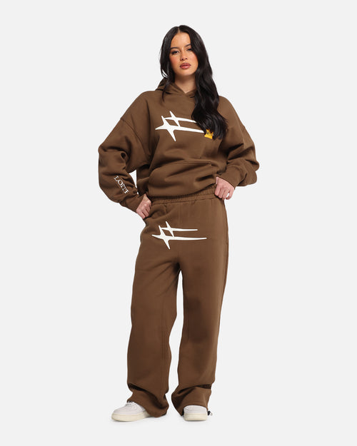 Loiter Hybrid Sweatpants Brown