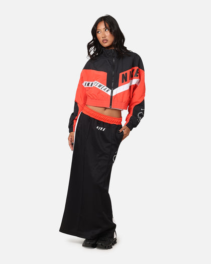 Nike Women's Sportswear PK Skirt Black/Light Crimson/White