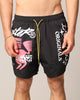 Loiter Rodeo Walk Shorts Black