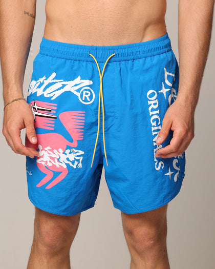 Loiter Rodeo Walk Shorts Blue