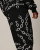Saint Morta Chain Sweatpants Black/Black