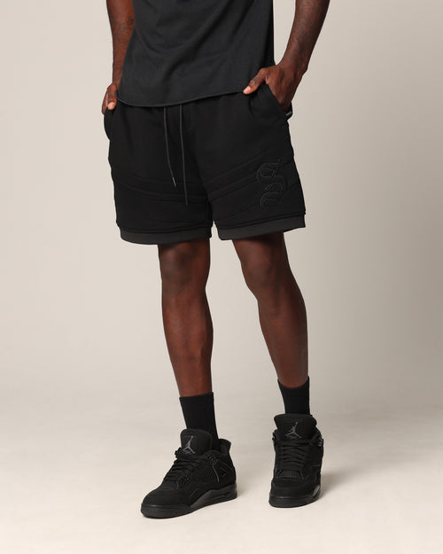 Saint Morta Homebase Fleece Shorts Black