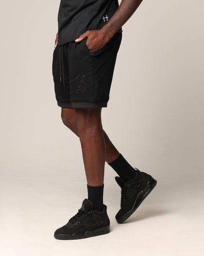 Saint Morta Homebase Fleece Shorts Black