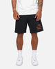 Nike Sportswear Club Essential French Terry Shorts Black/Safety Orange