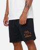Nike Sportswear Club Essential French Terry Shorts Black/Safety Orange