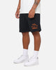 Nike Sportswear Club Essential French Terry Shorts Black/Safety Orange