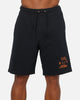 Nike Sportswear Club Essential French Terry Shorts Black/Safety Orange