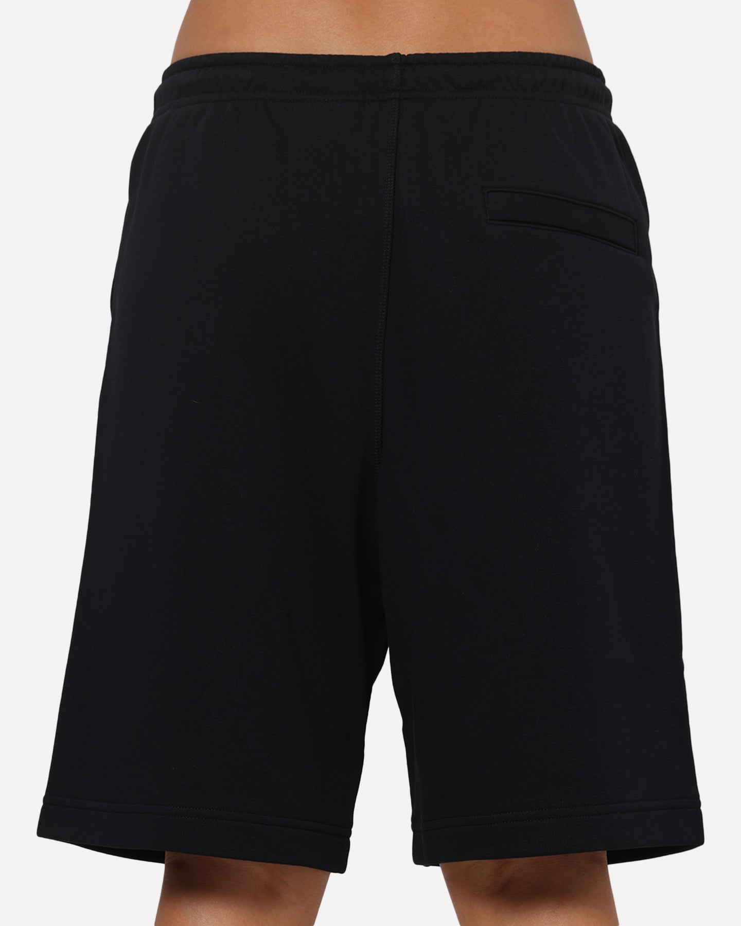 nike women's sportswear essential french terry shorts black