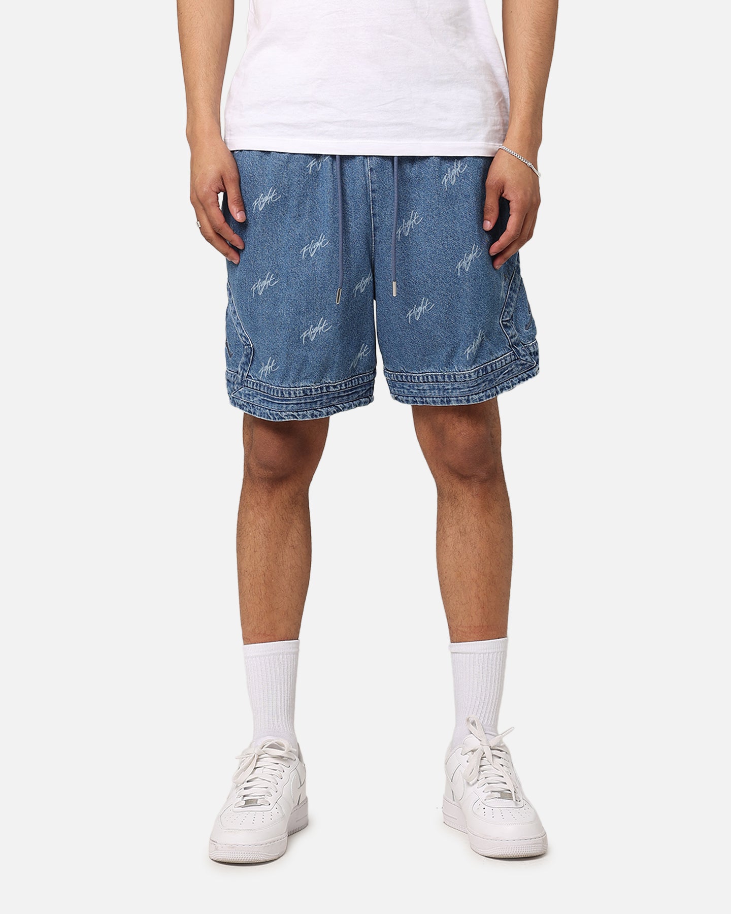 Jordan Air Jordan Deni AOP Shorts Blue Grey | Culture Kings