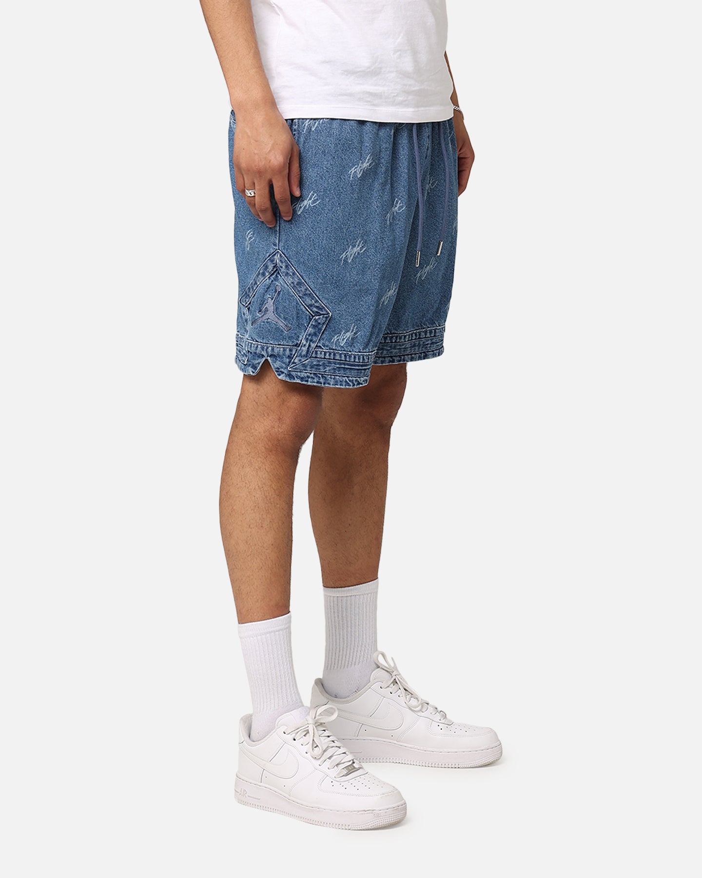 Jordan Air Jordan Deni AOP Shorts Blue Grey | Culture Kings