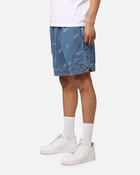 Jordan Air Jordan Deni AOP Shorts Blue Grey