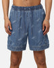Jordan Air Jordan Deni AOP Shorts Blue Grey