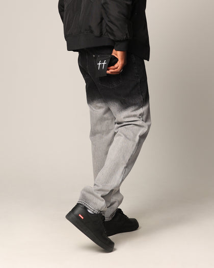 Saint Morta Acid Rain Psykhe Jeans Black Acid Rain