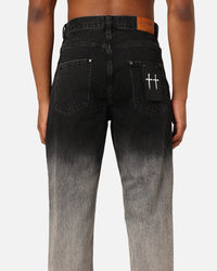 Saint Morta Acid Rain Psykhe Jeans Black Acid Rain