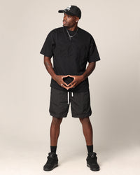 Saint Morta Hellfire Shorts Black