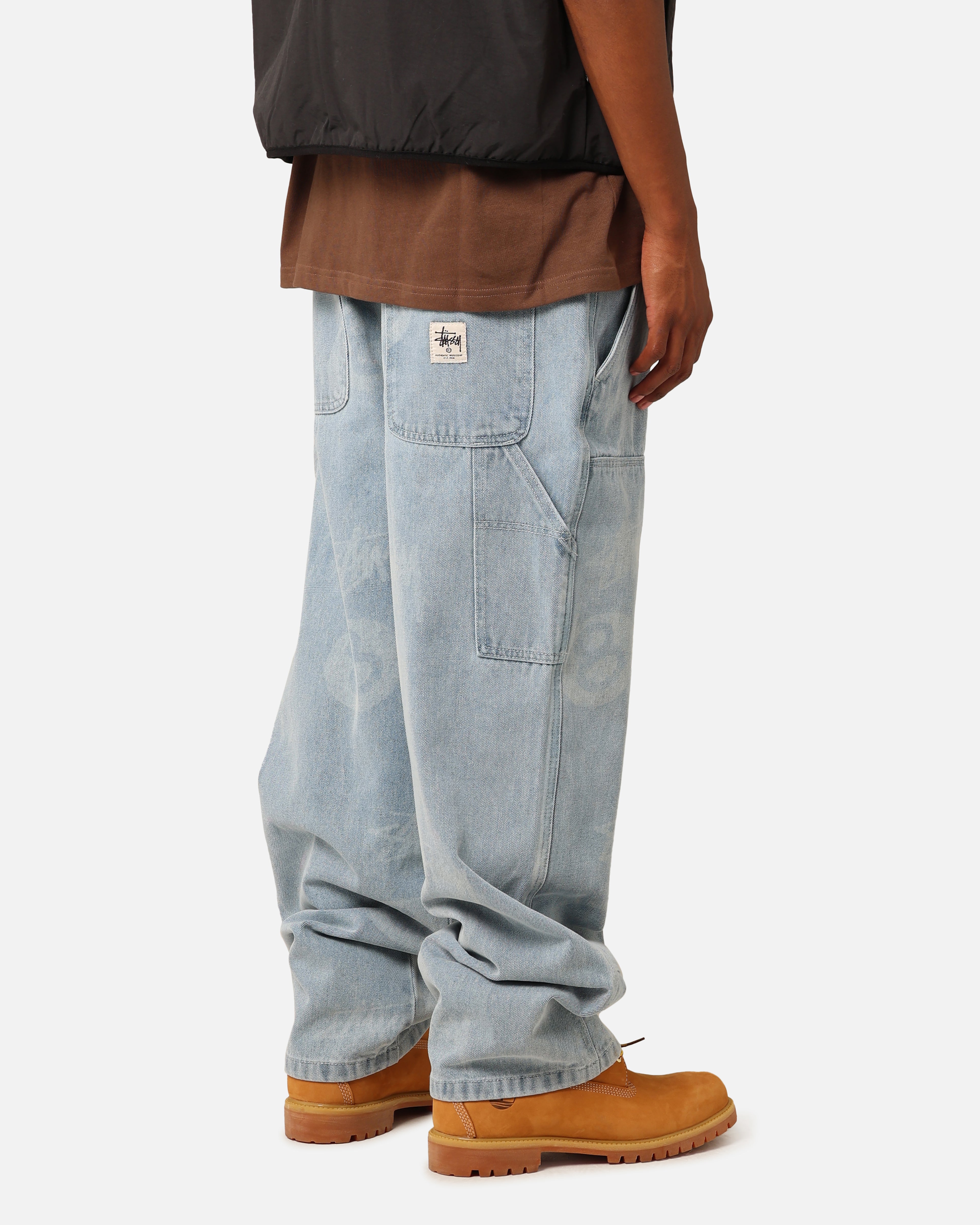 パンツ Stussy 8 Ball Carpenter Double Knee Jean Stüssy Stock 8 Ball Carpenter Jeans Black Denim | Culture Kings