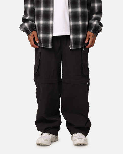 X-Large Nyco Cargo Convertible Pants Black