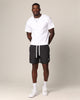 Saint Morta Relic Nylon Shorts Black/White