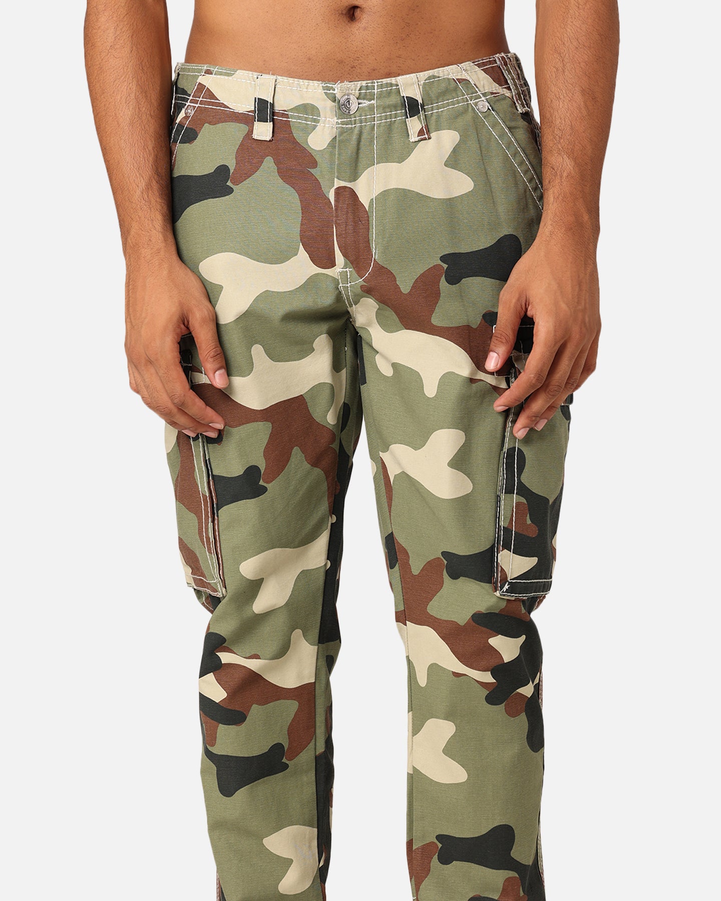 True Religion Big T Cargo Jogger Pants Camo | Culture Kings
