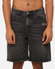 Loiter Sk8 Jorts Washed Black