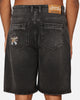 Loiter Sk8 Jorts Washed Black
