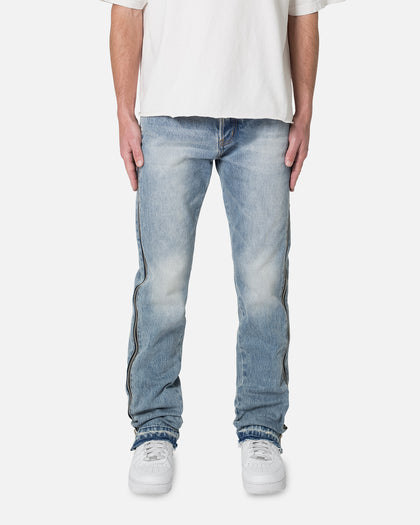 MNML D558 Straight Stripe Denim Jeans Blue