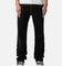 MNML B577 Suede Flare Denim Jeans Brown