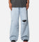 MNML Baggy Skater Denim Jeans Light Blue