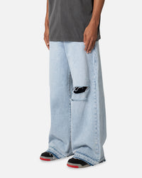 MNML Baggy Skater Denim Jeans Light Blue