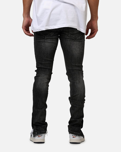 MNML D588 Straight Denim Jeans Washed Black