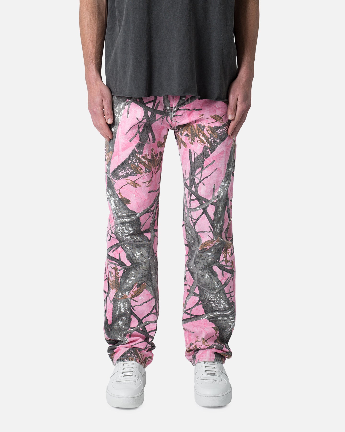 MNML V603 Camo Carpenter Pants Pink | Culture Kings