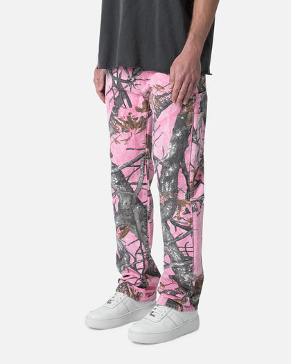 MNML V603 Camo Carpenter Pants Pink