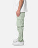 MNML Crinkle Cargo Pants Green