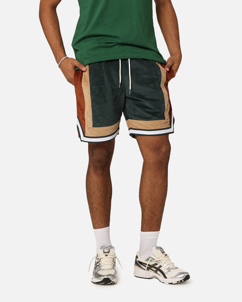 XXIII Dayton Corduroy Shorts Green/Brown